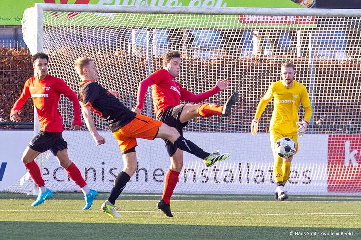 In beeld: Be Quick ’28 verliest duel van Nieuwleusen - Foto: Hans Smit