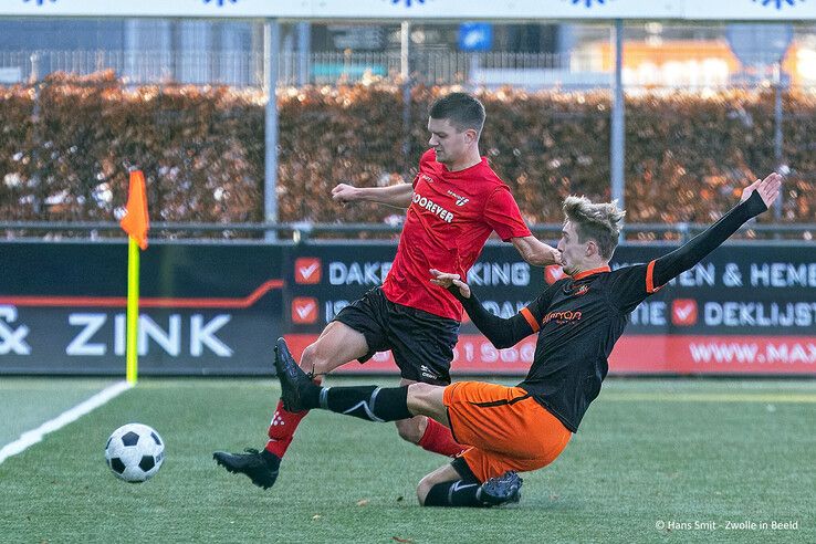 In beeld: Be Quick ’28 verliest duel van Nieuwleusen - Foto: Hans Smit