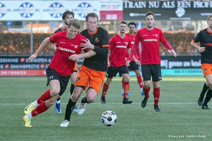 In beeld: Be Quick ’28 verliest duel van Nieuwleusen - Foto: Hans Smit