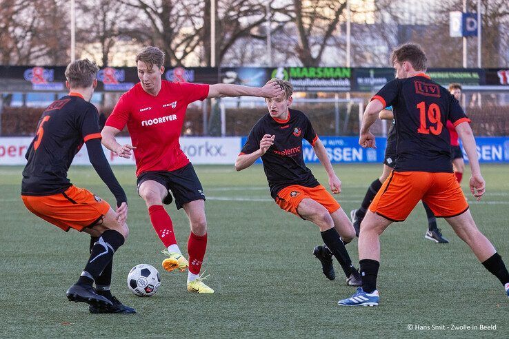 In beeld: Be Quick ’28 verliest duel van Nieuwleusen - Foto: Hans Smit