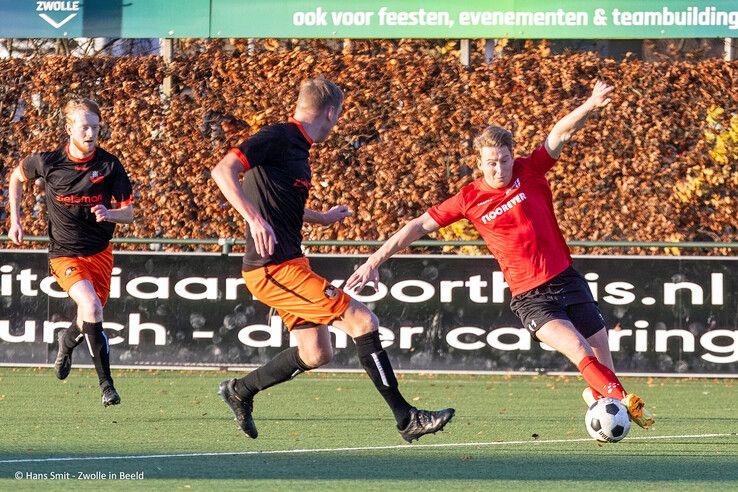 In beeld: Be Quick ’28 verliest duel van Nieuwleusen - Foto: Hans Smit