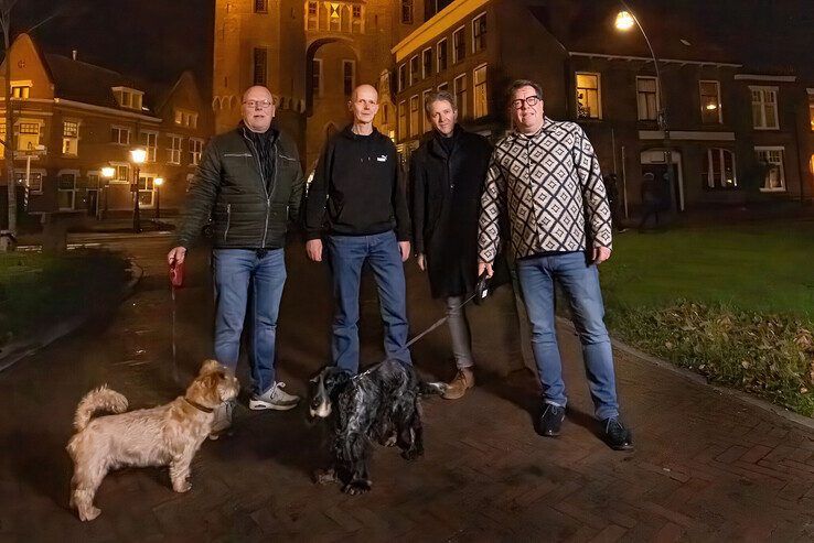 Van links af Meine Boonstra, Peter Denekamp, Marcel Middelveld en Sander Dol. - Foto: Frans Paalman