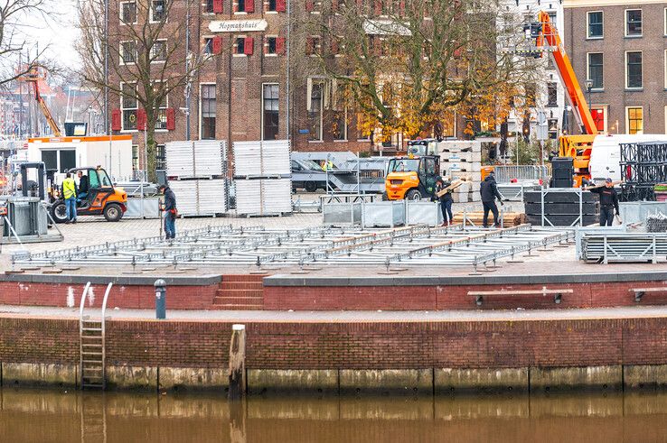 Stalen fundament Glazen Huis gelegd in Zwolle - Foto: Peter Denekamp