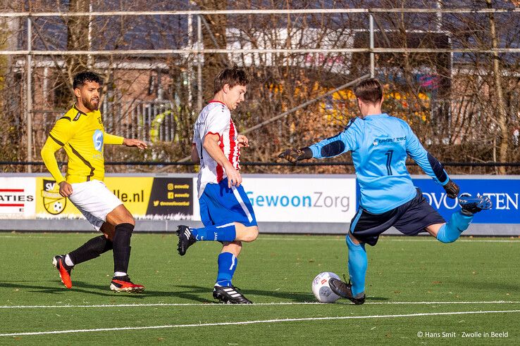 In beeld: SV Zwolle pakt periodetitel na winst op Balkbrug - Foto: Hans Smit