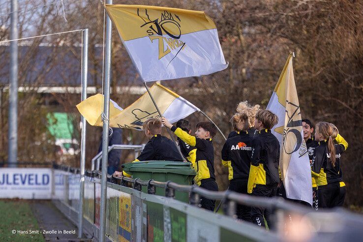 In beeld: SV Zwolle pakt periodetitel na winst op Balkbrug - Foto: Hans Smit