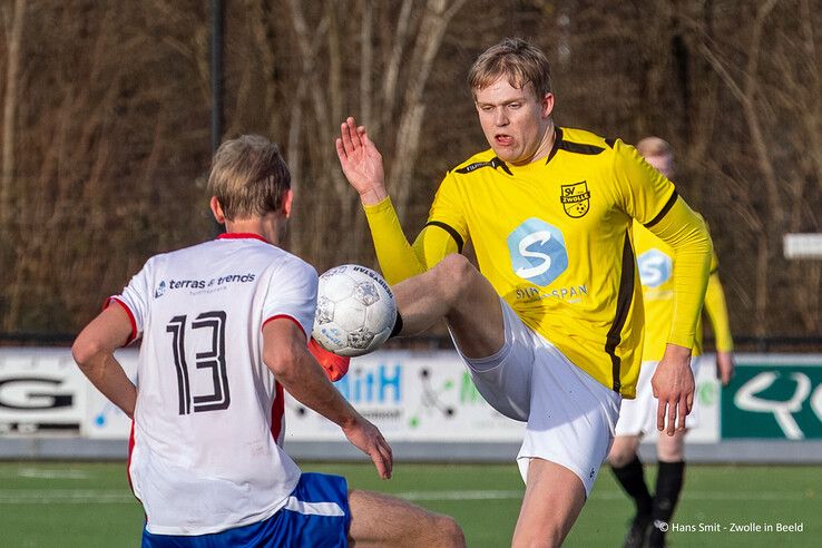 In beeld: SV Zwolle pakt periodetitel na winst op Balkbrug - Foto: Hans Smit