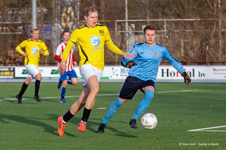 In beeld: SV Zwolle pakt periodetitel na winst op Balkbrug - Foto: Hans Smit