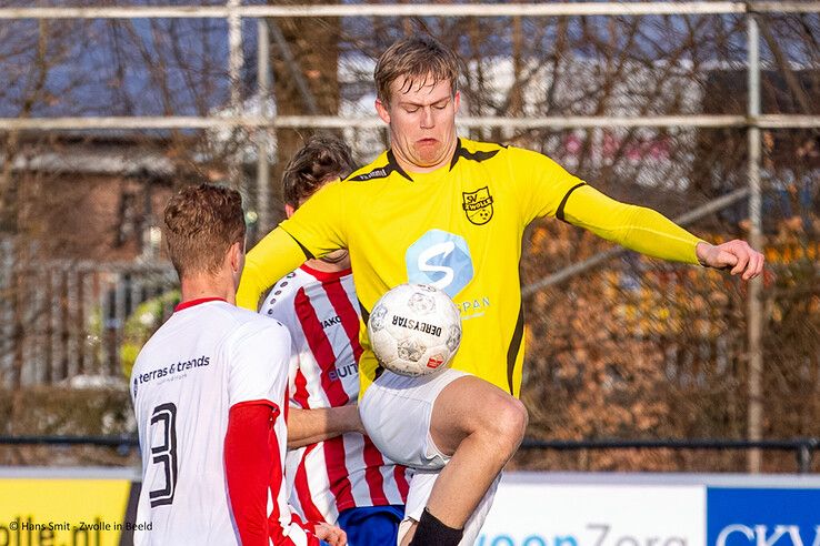 In beeld: SV Zwolle pakt periodetitel na winst op Balkbrug - Foto: Hans Smit