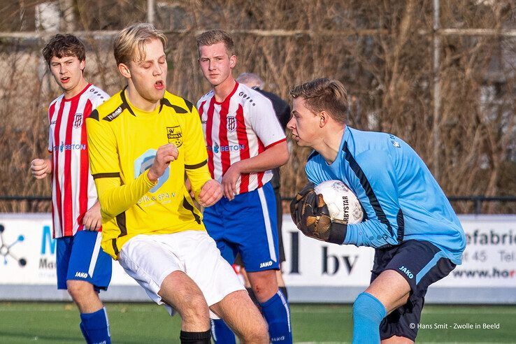 In beeld: SV Zwolle pakt periodetitel na winst op Balkbrug - Foto: Hans Smit