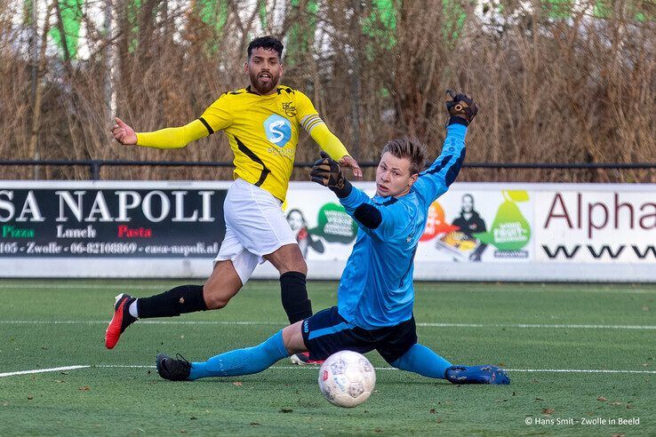 In beeld: SV Zwolle pakt periodetitel na winst op Balkbrug - Foto: Hans Smit