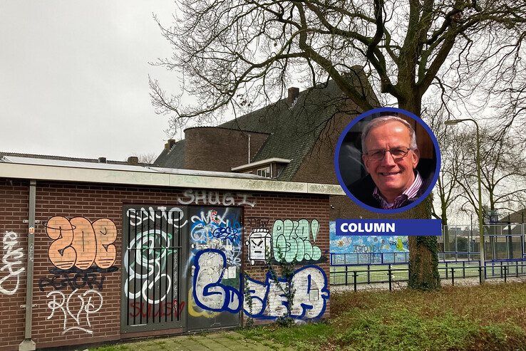 Graffiti vind ik in bijna alle gevallen lelijk. - Foto: Dick Algra