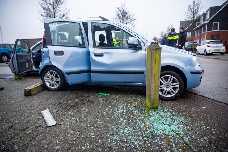 De botsing op de kruising in Stadshagen. - Foto: Hugo Janssen