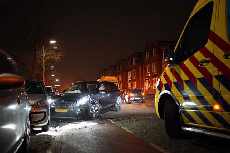 De ravage op de Mettingenlaan in Raalte. - Foto: PNN