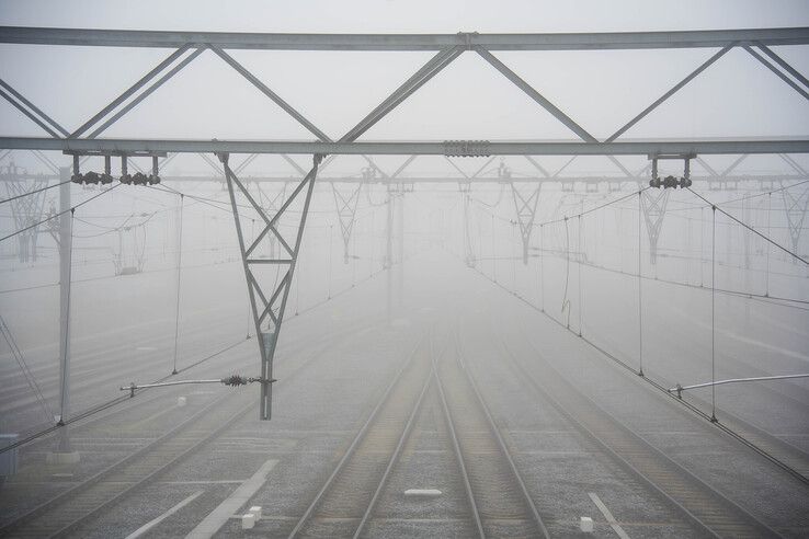 Spoor bij station Zwolle. - Foto: Obbe Bakker