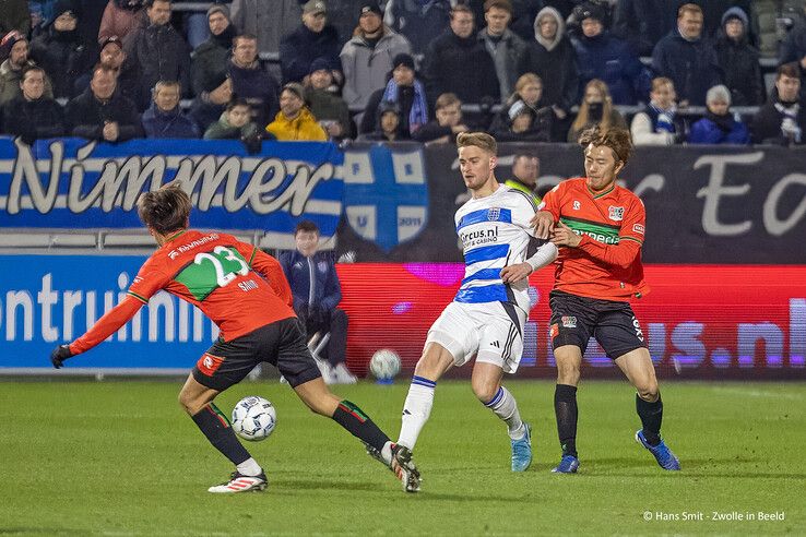 In beeld: PEC Zwolle gaat onderuit tegen NEC - Foto: Hans Smit