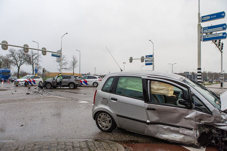 Flinke ravage door ongeval op Blaloweg - Foto: Ruben Meinten