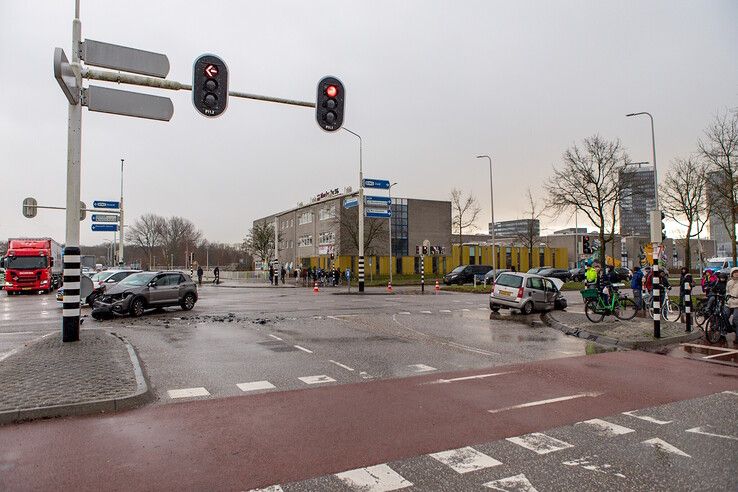 Flinke ravage door ongeval op Blaloweg - Foto: Ruben Meinten