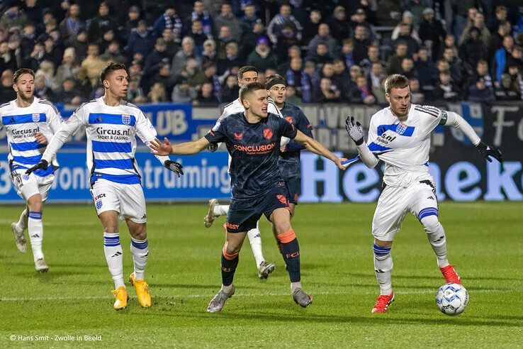 In beeld: Ouderen enige winnaar bij PEC Zwolle – FC Utrecht - Foto: Hans Smit