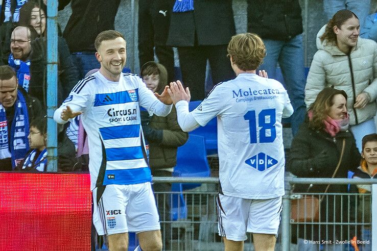 In beeld: PEC Zwolle pakt een punt tegen Heerenveen - Foto: Hans Smit