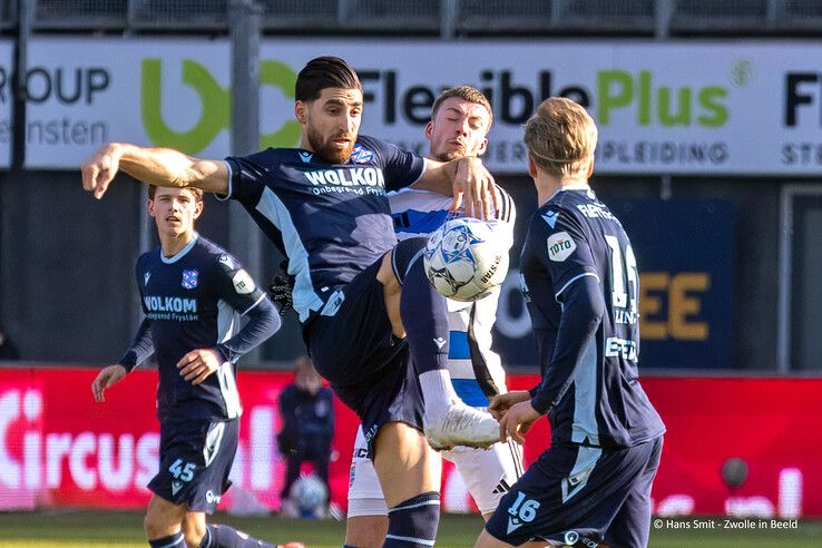 In beeld: PEC Zwolle pakt een punt tegen Heerenveen - Foto: Hans Smit