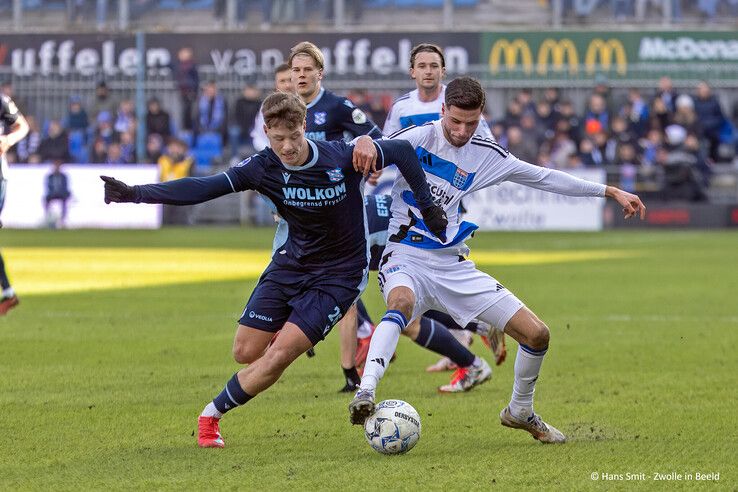 In beeld: PEC Zwolle pakt een punt tegen Heerenveen - Foto: Hans Smit