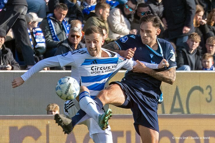 In beeld: PEC Zwolle pakt een punt tegen Heerenveen - Foto: Hans Smit