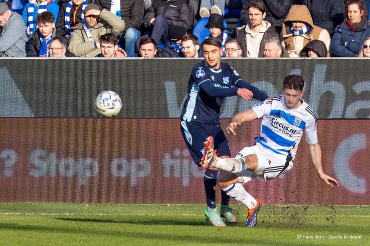 In beeld: PEC Zwolle pakt een punt tegen Heerenveen - Foto: Hans Smit