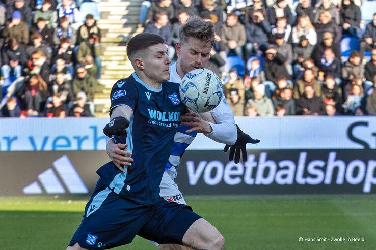 In beeld: PEC Zwolle pakt een punt tegen Heerenveen - Foto: Hans Smit