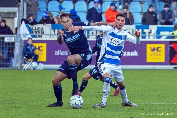 In beeld: PEC Zwolle pakt een punt tegen Heerenveen - Foto: Hans Smit