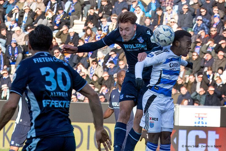 In beeld: PEC Zwolle pakt een punt tegen Heerenveen - Foto: Hans Smit