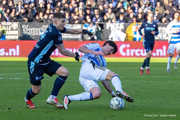 In beeld: PEC Zwolle pakt een punt tegen Heerenveen - Foto: Hans Smit