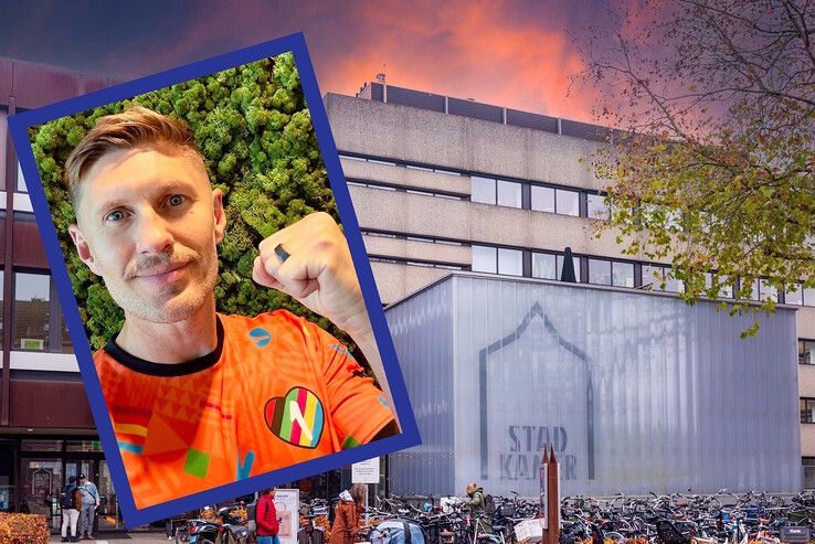 Evgeniy Levchenko komt naar de Stadkamer voor een kindercollege over vrijheid. - Foto: Peter Denekamp/inzet: Instagram Evgeniy Levchenko