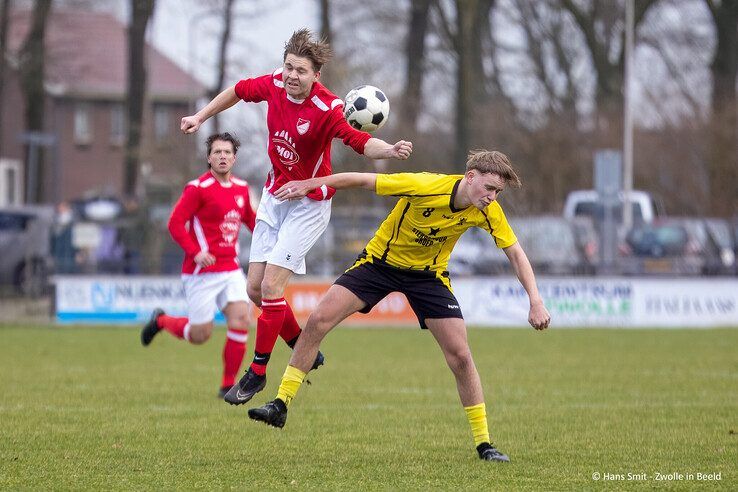 SV Zalk verloor met 2-0 van Wijthmen. - Foto: Hans Smit