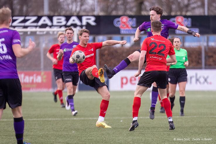 Be Quick '28 speelde gelijk tegen SV Bedum. - Foto: Hans Smit