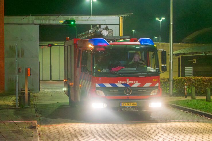 Archieffoto van brandweer bij PI Zwolle. - Foto: Peter Denekamp