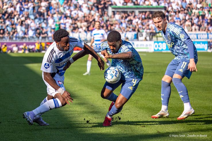 PEC Zwolle verloor met 0-1 van Ajax. - Foto: Hans Smit