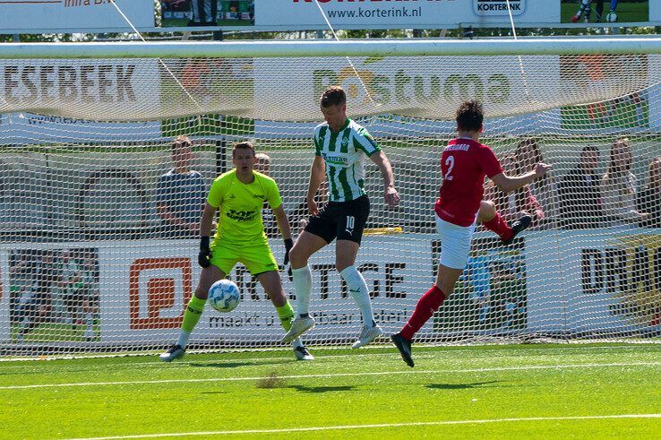 In beeld: SC Genemuiden en Excelsior ’31 houden elkaar in evenwicht in matige wedstrijd