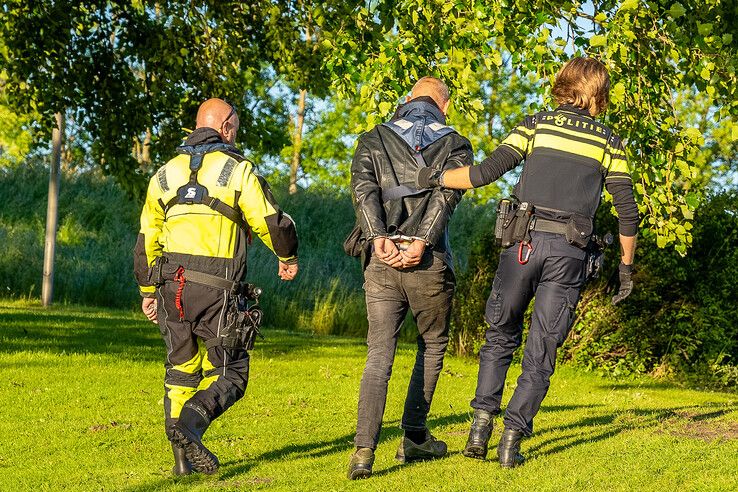 In beeld (video): Twee botendieven aangehouden na spectaculaire politieactie op het Vossemeer