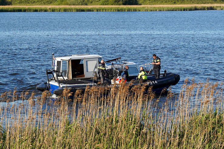 In beeld (video): Twee botendieven aangehouden na spectaculaire politieactie op het Vossemeer