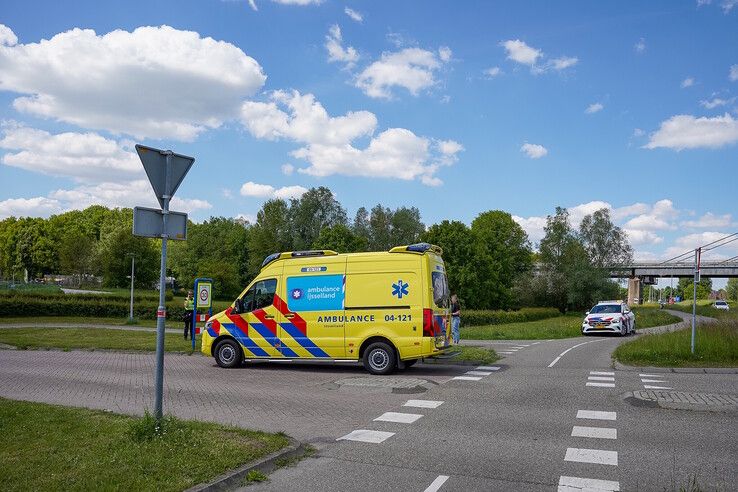 Een uur later raakte een fietser gewond bij de Kamperstraatweg.