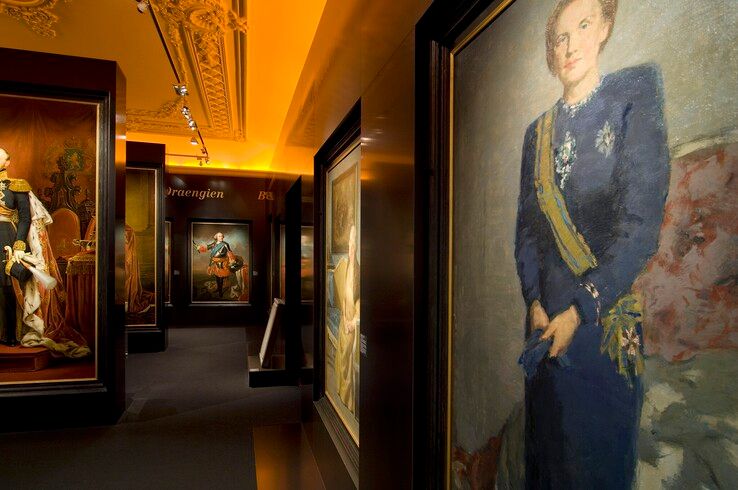 De Oranjegalerij in het huidige museum. 