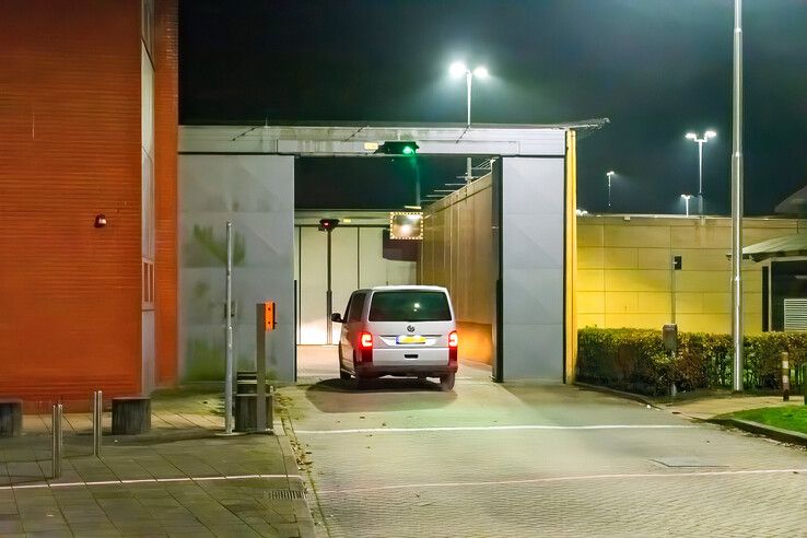 De gevangenispoort van de PI in Zwolle.