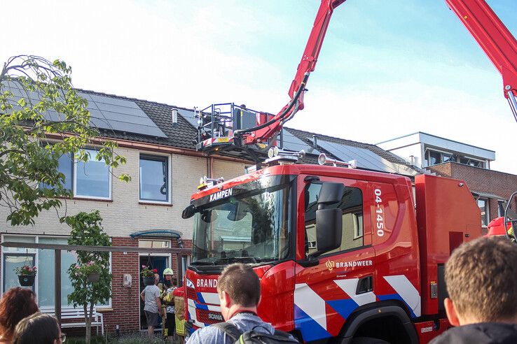 De brandweer had veel bekijks op de Brunel in Kampen.