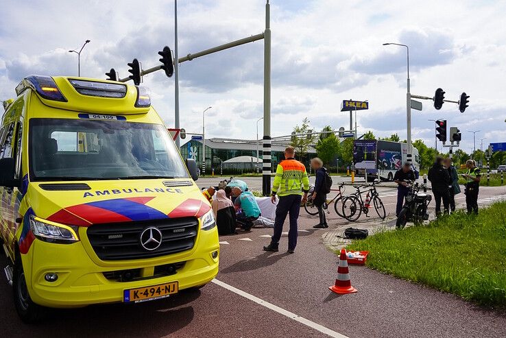 Twee meisje raakten gewond op de kruising in Hessenpoort.