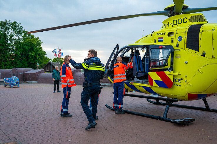 Traumahelikopter ingezet bij reanimatie in Kampen