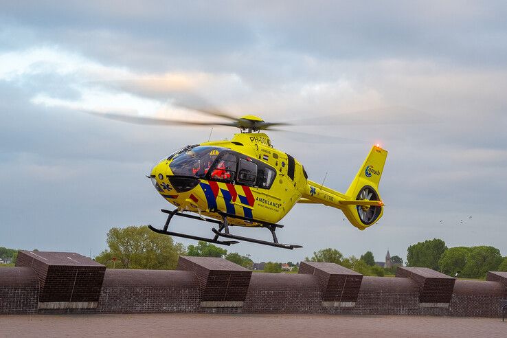 Traumahelikopter ingezet bij reanimatie in Kampen