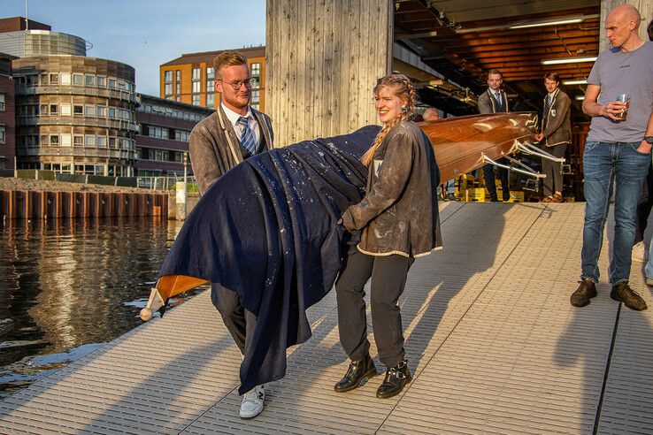 In beeld: Nieuwe boten en sportruimte voor Zwolse studentenroeiers van Boreas