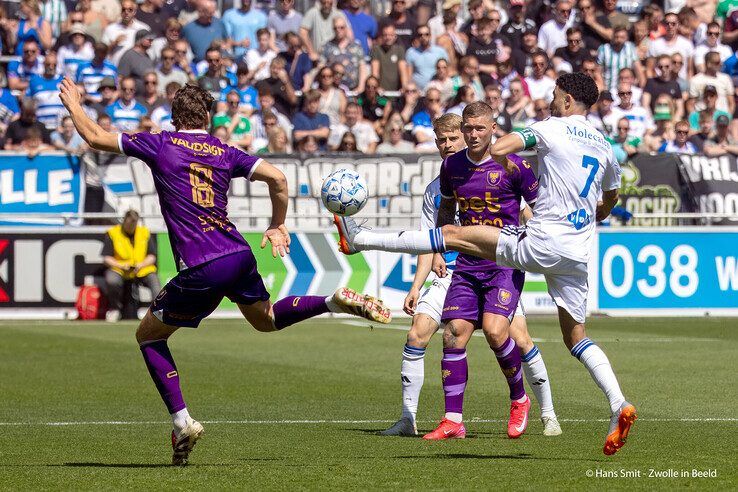 In beeld: IJsselderby eindigt opnieuw onbeslist ondanks Zwols overwicht