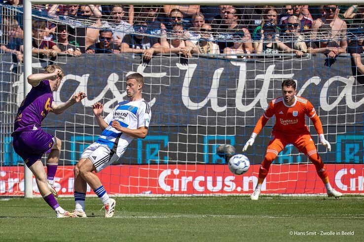 In beeld: IJsselderby eindigt opnieuw onbeslist ondanks Zwols overwicht