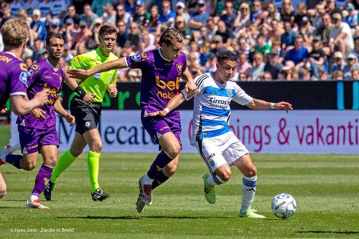 In beeld: IJsselderby eindigt opnieuw onbeslist ondanks Zwols overwicht